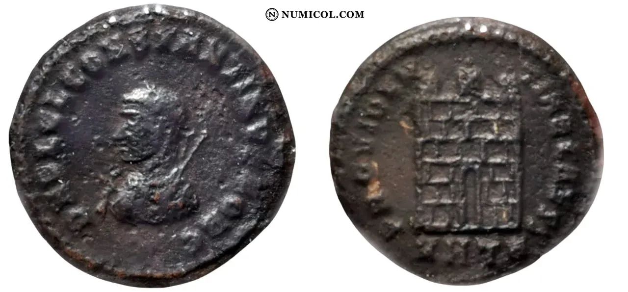 Nummus de Licinio I #91