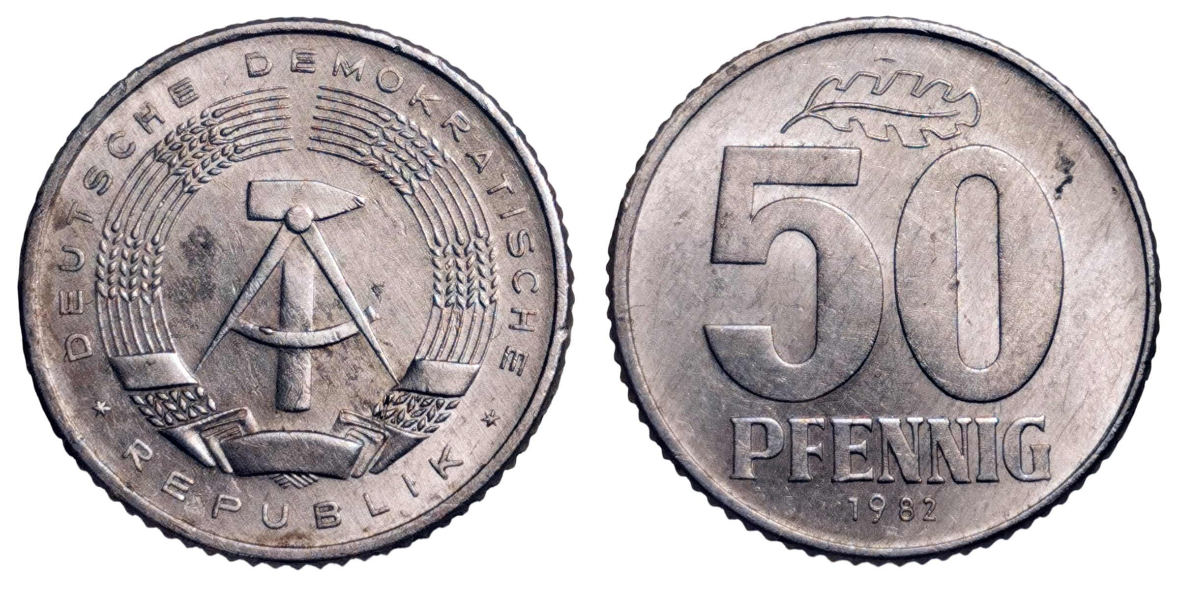 Moneda 50 Pfennigs