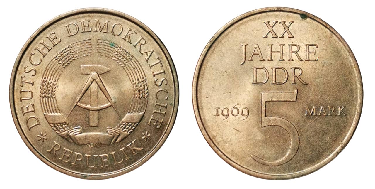 Moneda 5 Deutsche Mark