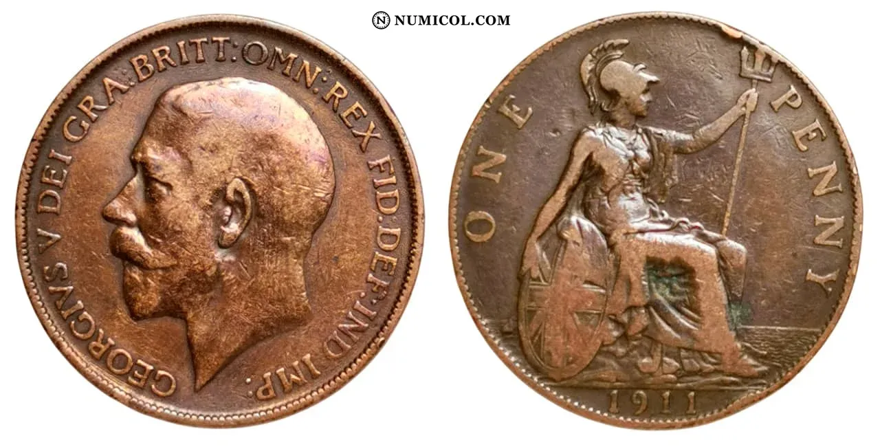 1 Penny - George V