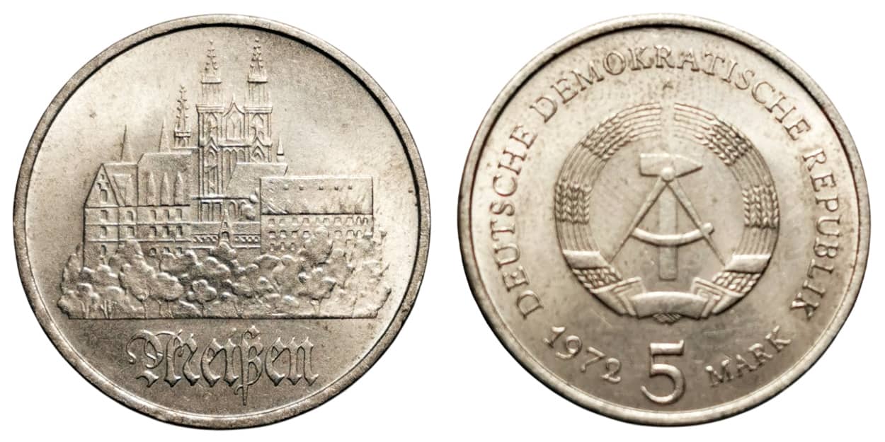 Moneda 5 Mark (City of Meißen)