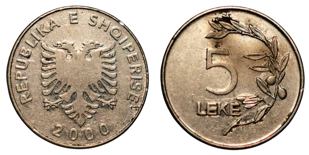 Moneda 5 Lekë