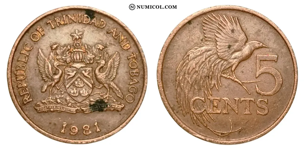 Moneda 5 Cents (No magnética)