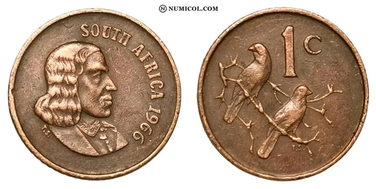 1 Cent (English Legend - SOUTH AFRICA)