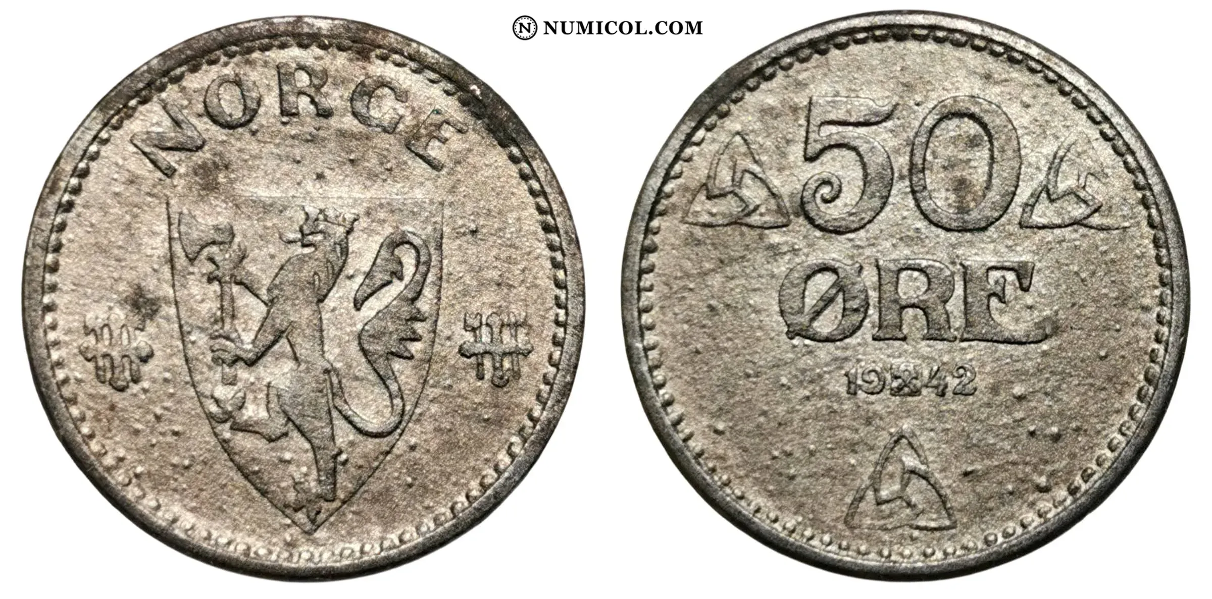 50 Øre (German Occupation Coinage)